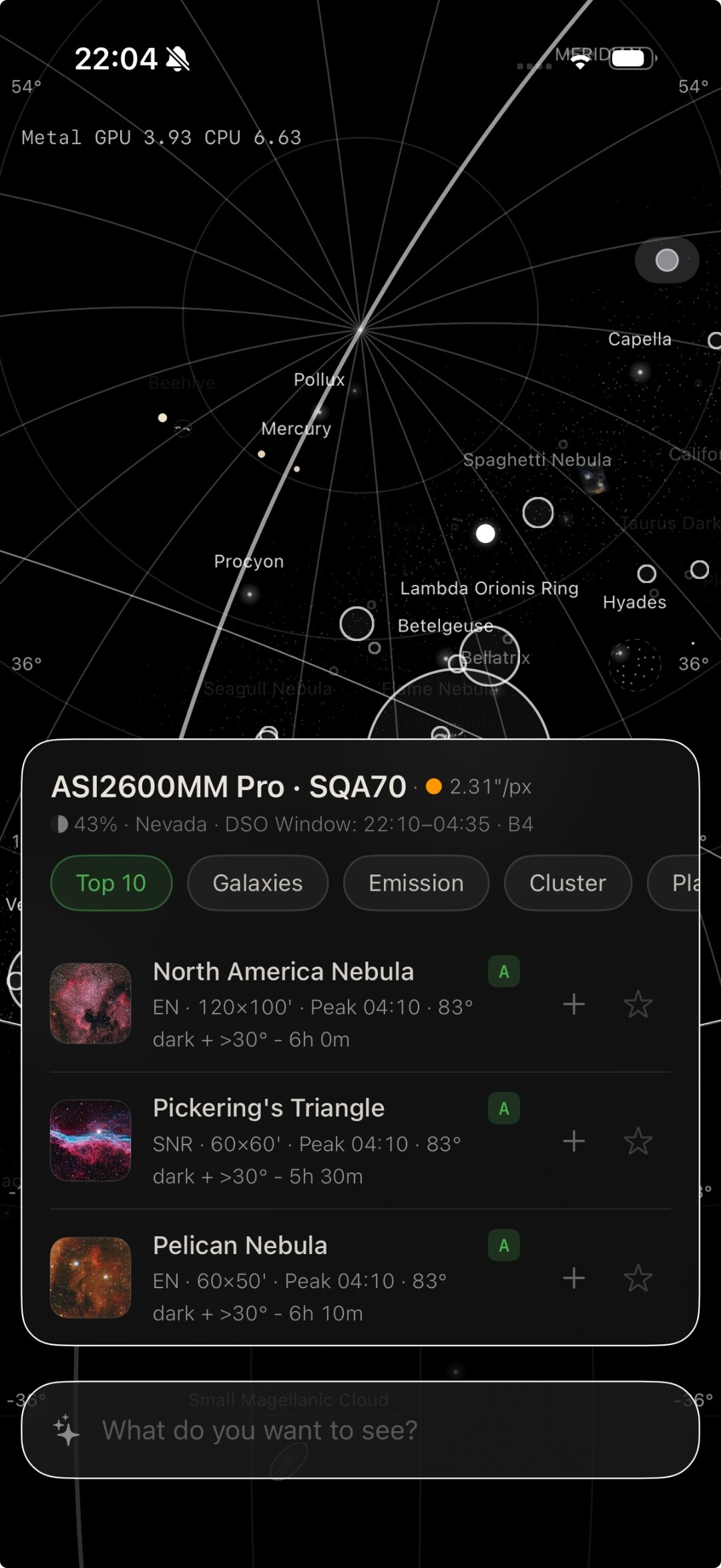 +Frames — Top 10 target list with category filters